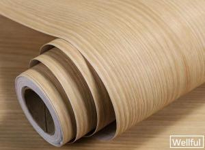 China Two Layers PVC Lamination Film 0.15mm Wood Embossed 1000mm wholesale