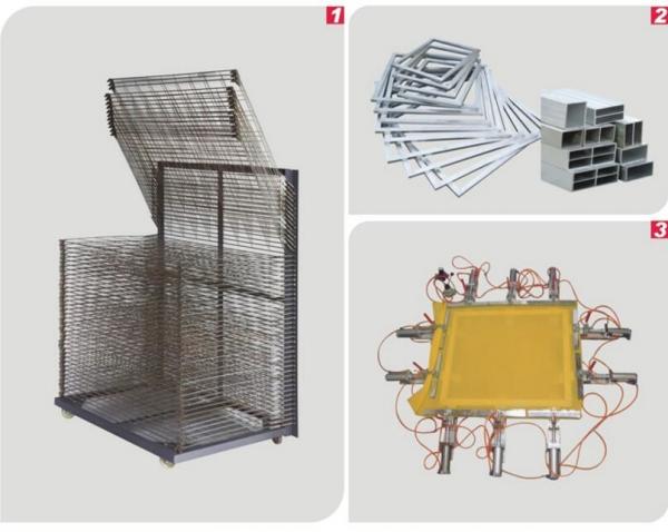 Quality dry-layer rack/Melaleuca frame&Aluminum net screen frame&Pneumatic mesh Large Size Silk Screen Stretching Machinery for sale