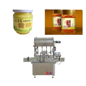 China PLC Control Sauce Paste Bottle Filling Machine For Filling And Capping Semi - Liquid Products wholesale