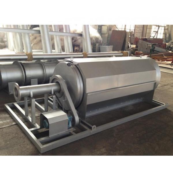 5000L/Hour Sugarcane Bagasse Paper Pulp Seaweed Dewatering Separator Micro Screen Rotary Drum Filter