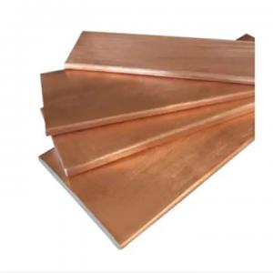 China 99.99% Pure Bronze Cathode Brass Copper Sheet Plate C18150 Cucr1zr C17510 1 Inch Thick Copper Plate on sale