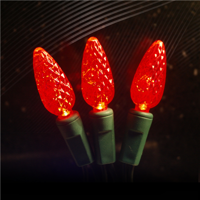 C6 LED Lights | C6 LED Christmas Lighting | C6 Strawberry LED