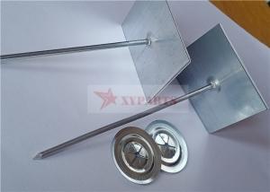 China 63.5mm Galvanized Steel Self Stick Insulation Pins To Install Foam Insulation Panels wholesale
