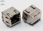 Single Port SMT RJ45 Modular Jack Connector With LED MJ5688-B111-HRS2L2-C