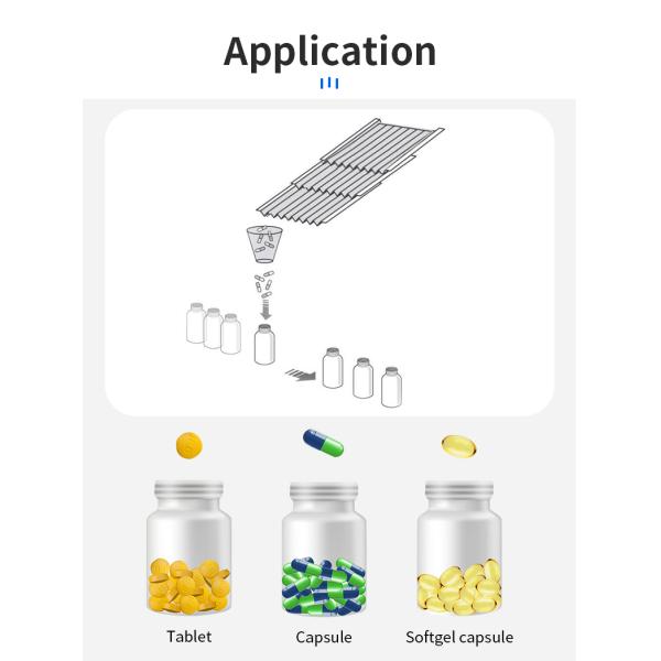Max 50 Bottles / Min Automatic Capsule Counting Machine With 0.6 Kw Power Consumption