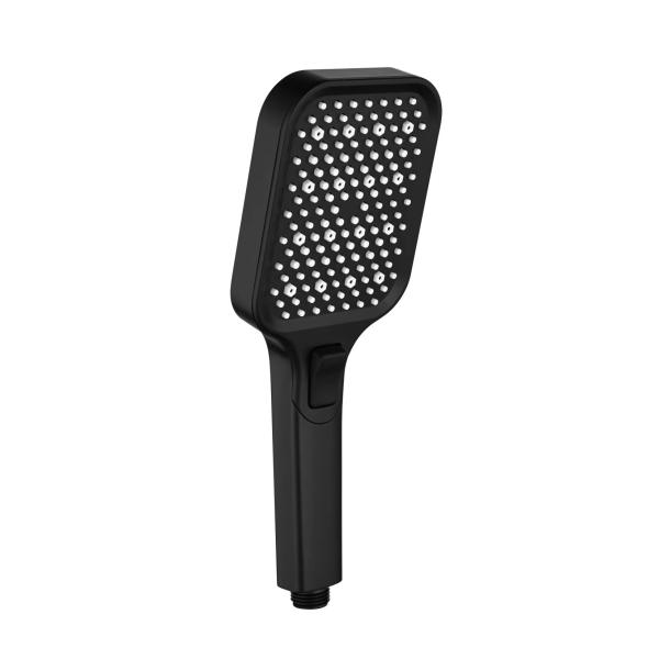 Polished chrome shower head side profile