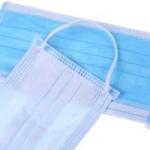 Non Combustible Disposable Protective Face Mask With Elastic Ear Loop Lightweigh