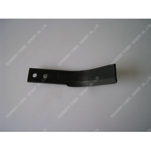 Spring steel 65MN Agri Spare Parts Rotary Tiller Blade For Dry Land 0.45kg - 0.6kg