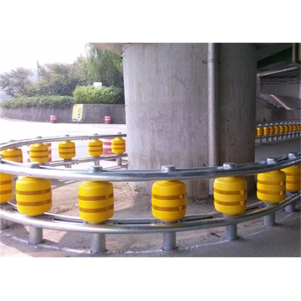 Anti Collision Rolling Highway Guardrail EVA Roller Barriers