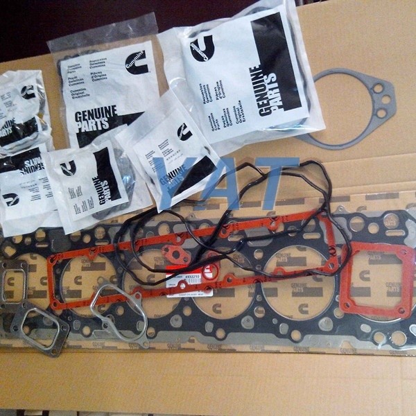 Quality QSB6.7 Diesel engine Parts Cylinder Head Upper Gasket Kit Set 4955229 for sale
