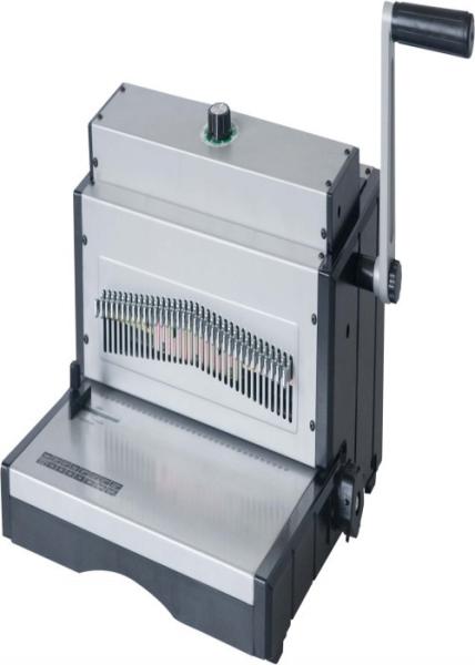 Quality Double Loop Wire Spiral Binding Machine , Wire Binding Machine Hole Distance 8.47mm for sale