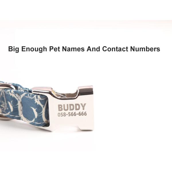 Sublimation Custom Dog Collars Personalized Logo Design Excellent Material