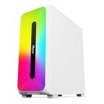 Micro ATX /ATX/ITX CASE Dazzle ARGB Effect Front Panel Bottom Mount Power Supply