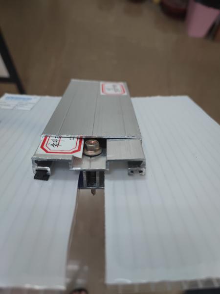 Quality Custom Aluminium Extrusion H Profile U Profile For Polycarbonate Sheet Connection for sale