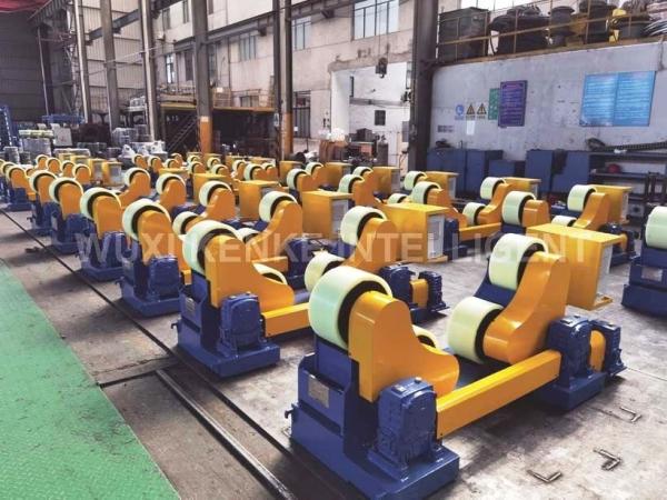 Quality Small Pipe Welding Rotators Self Adjustable Turning PU Roller Rotation 5t To 40t for sale