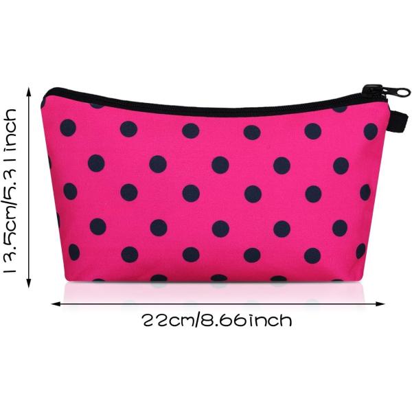 High Quality Lightweight And Waterproof Dot Toiletry Bags For Girls Women