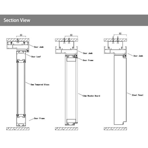 New Modern Customized Demountable glass partition soundproof office Partition Glass Wall