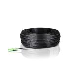 FTTH Flat Drop Fiber Optic Cable Pigtail 2.0 x 3.0mm G657A1 SC APC 30m