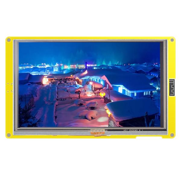 ESP32 5.0 inch color tft LCD display with a resolution of 800 * 480 resistive