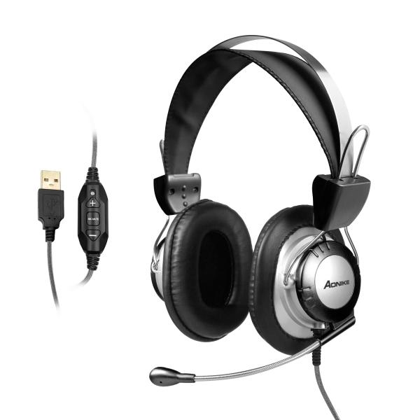HiFi 3.5mm USB Wired Gaming Headphone With Microphone
