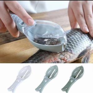 China Practical Fish Scale Planer With Lid Brush Manual Tool Kitchen Gadgets Tools wholesale