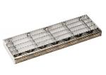 Checkered Plate Nosing Galvanized Steel Stair Treads 25mm x 3mm