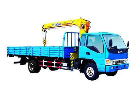 XCMG Telescoping 3.2 Ton SQ3.2SK1Q Truck Mounted Crane With 7m Lifting Height