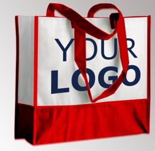 Quality New design shopping bag custom logo tote non woven bag with high quality, custom printed cheap eco pp non woven shopping for sale