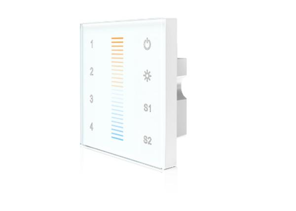 Muti - Zone DMX512 Dimmer LED Light Controller With High Sensitive Glass Touch