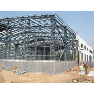 China Prefabricated Galvanized Light Construction Steel Structure with Convenient Transportation wholesale