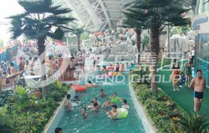 China Large Water Park Aqua Play Lazy River with Relaxing Wave Machine wholesale