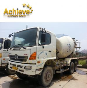 China Used ZOOMLION Concrete Truck Mixer HINO Chassis 6 Bar wholesale