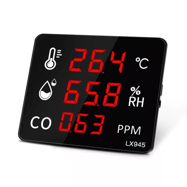 Favourable Price Outdoor/Indoor Air Quality Detector Thermometer Hygrometer Humidity Co Detector Carbon Monoxide Detector
