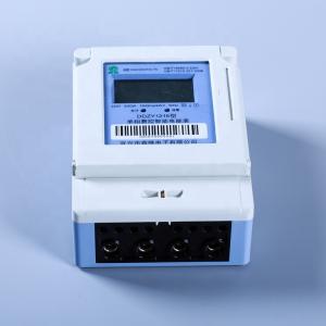 220V Voltage Smart Prepaid Energy Meter with GPRS/GSM Communication and LCD Display