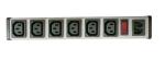 UL C-UL list IEC 6Way PDU Power Distribution Unit , Outlets Power Strip with
