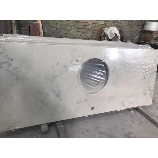 Bianco Carrara Solid Stone Countertops Various Thickness Available