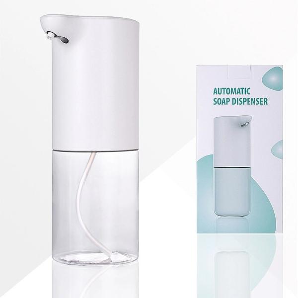Quality Bathroom Portable Standing Sensor Touchless Non Contact Rechargeable Automatic Hand Sanitizer Foam Soap Dispenser for sale