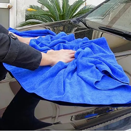 KILINE Fast Drying Micro Fibre 300gsm Car Microfibre Cloths Blue Yellow Green Cleaning Cloth Microfiber Towel