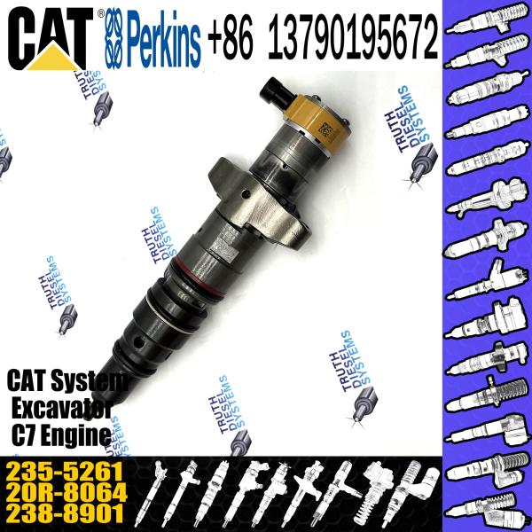 Common rail Injector Diesel fuel Injector 235-5261 2355261 238-8092 2388092 242-0857 2420857 for CAT C7 C9 Engine