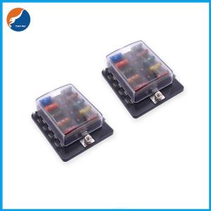 China Copper Spade Terminals 10 Circuits Way Automotive Blade Fuse Block With LED wholesale