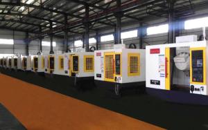Precision Machining CNC Tapping Machine Fast Tool Change Super Wide Saddle