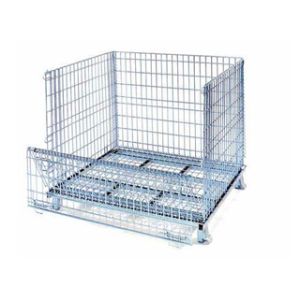 China Steel warehouse foldable wire mesh basket on sale