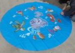 Small Wadding Inflatable Kiddie Pool With Splash Sprinker System For Baby