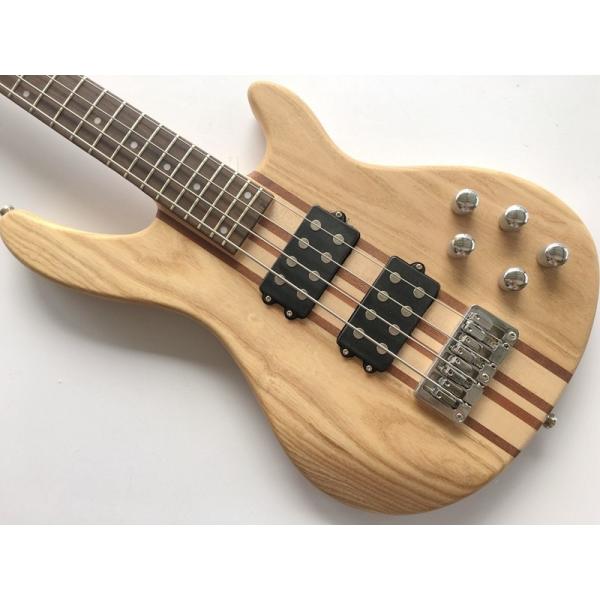 professional active electric bass guitar neck through body bass guitar with ashwood body