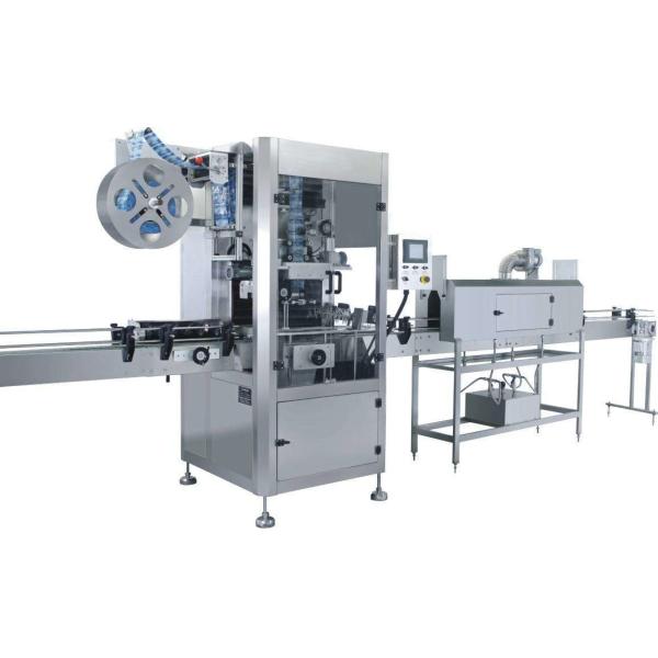 Fast Speed Shrink Label Machine / Sleeve Labeling Machine Applied Beverage
