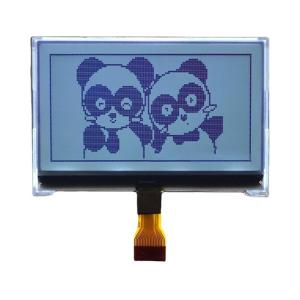 China COG Dot Matrix LCD Module Gray FSTN 128x64 8pins White Backlight wholesale