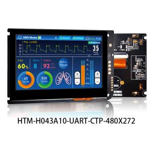 4.3 Inch UART Capacitive Touch Screen TFT LCD 480x272 Display With Lcd Controller Board
