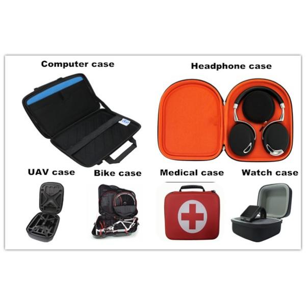 Custom black Eva travel portable case for motorbike bicycle helmet 360*300*260 CM 600D Nylon