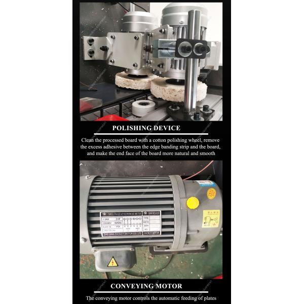 3300*800*1550 CNC Woodworking Machinery for Furniture Edge Seal and Buffing Function