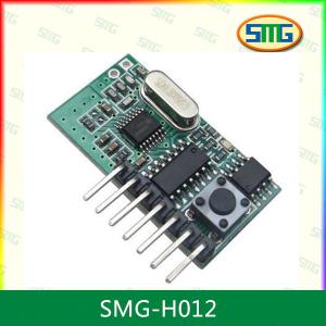 China SMG-H012 Wireless remote control module 2262 match 5v decoding 2272 wireless receiving M4 on sale